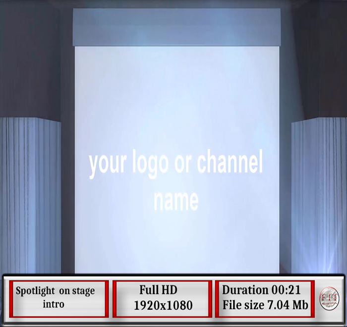 modello copertina Spotlight on stage intro